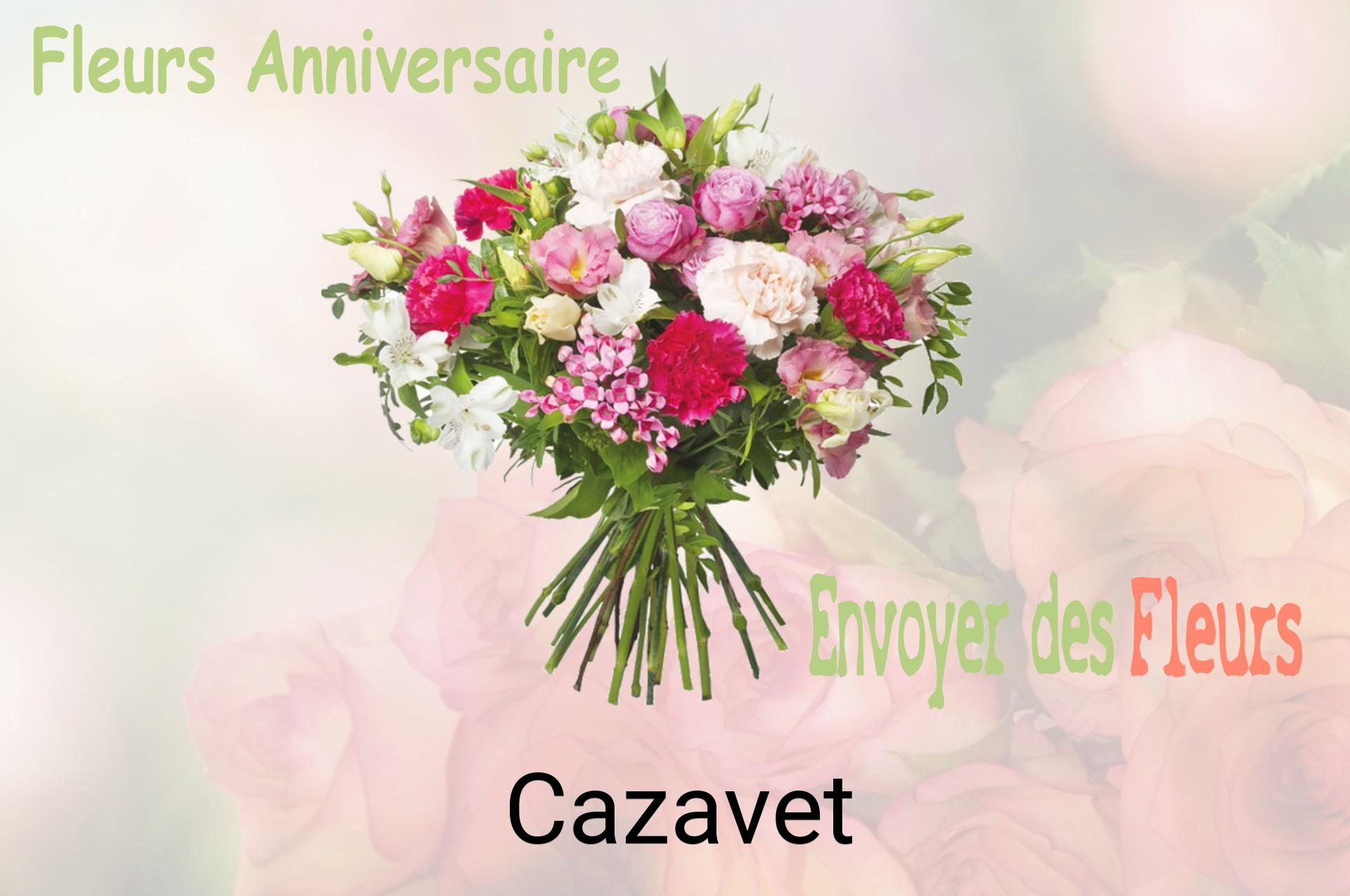 Bouquet de fleurs d’anniversaire livré à Cazavet