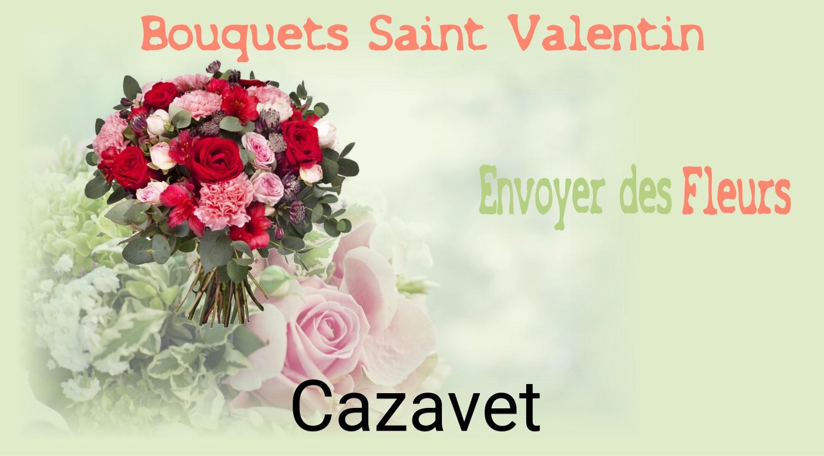 Roses de Saint-Valentin livrées à Cazavet